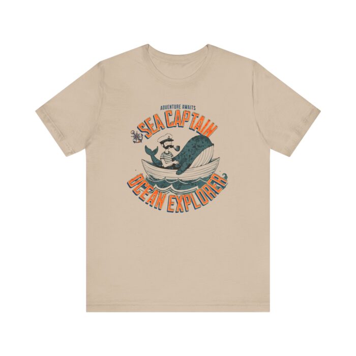 Sea Captain Adventure Tee, Unisex Jersey Shirt, Ocean Explorer T-shirt, Nautical Gift, Casual Wear, Summer Top - Image 9