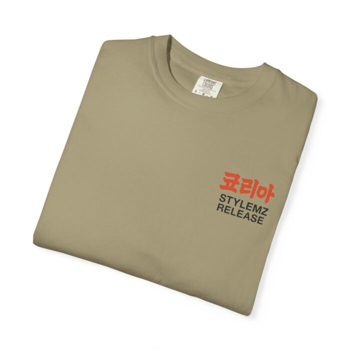Unisex Garment-Dyed T-shirt - Korean Style Release Tee - Image 11