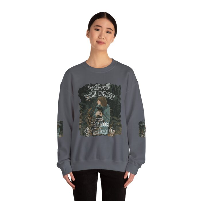 Pet my dog today Unisex Heavy Blend™ Crewneck Sweatshirt - Image 16