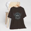 NYC Wings Graphic Unisex Tee, Vintage Style Shirt, Gift for NYC Lovers, Casual Streetwear, Travel Souvenir, Comfortable Tee