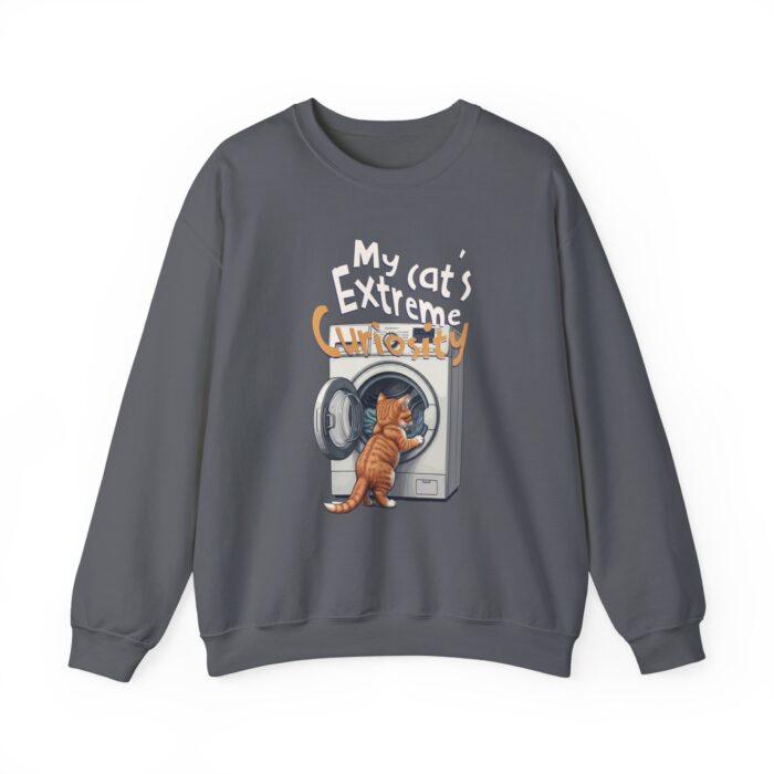 My cat's extreme curiosity Unisex Heavy Blend™ Crewneck Sweatshirt - Image 33