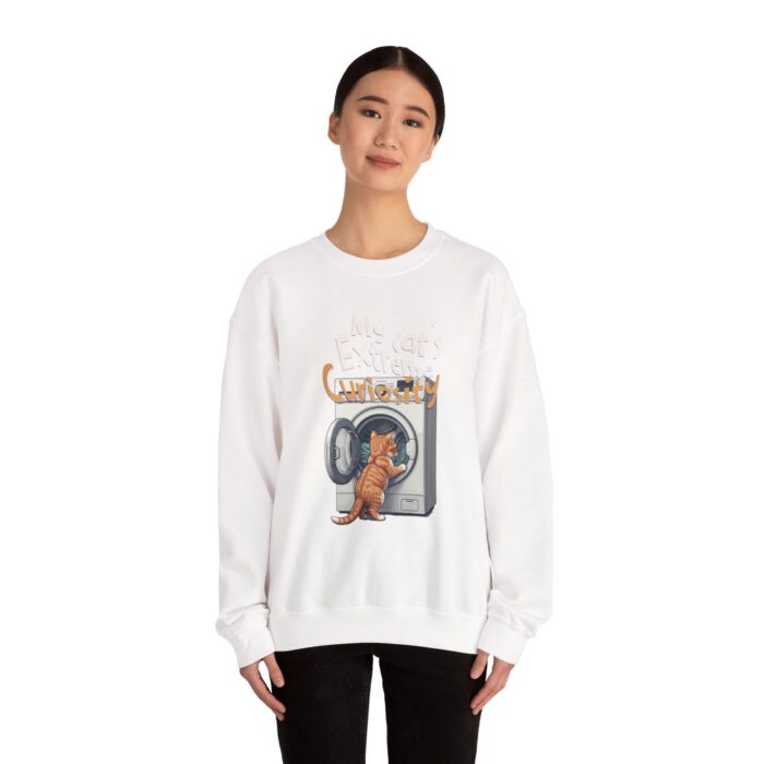 My cat's extreme curiosity Unisex Heavy Blend™ Crewneck Sweatshirt - Image 20
