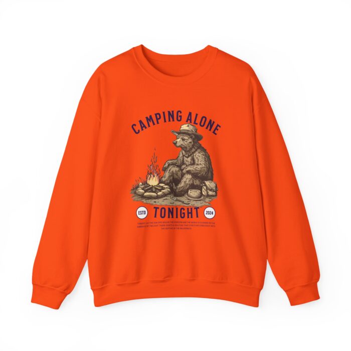 Camping alone Unisex Heavy Blend™ Crewneck Sweatshirt - Image 25
