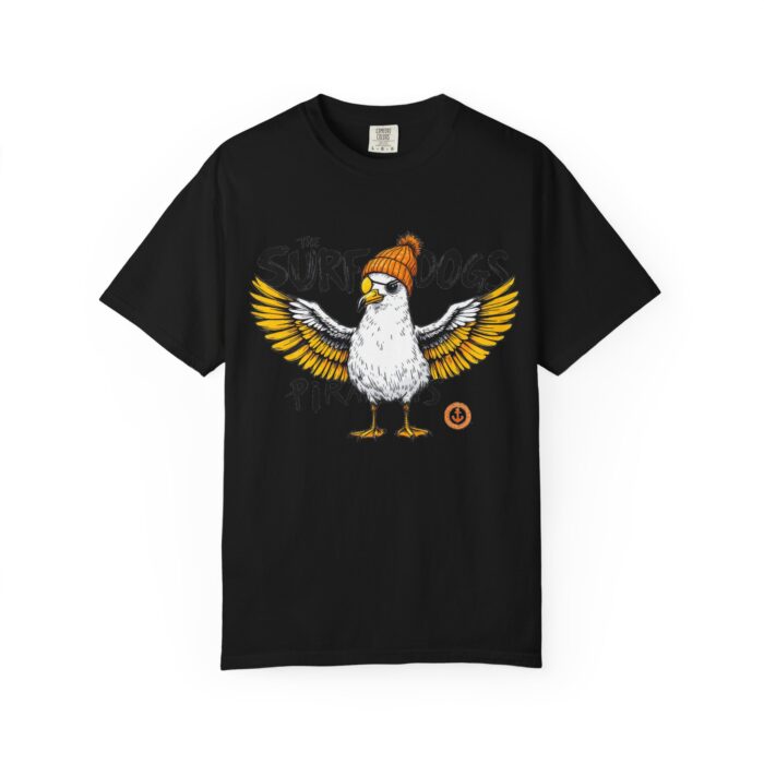 Surf Dogs Graphic T-Shirt for Animal Lovers - Unisex Garment-Dyed Tee - Image 42