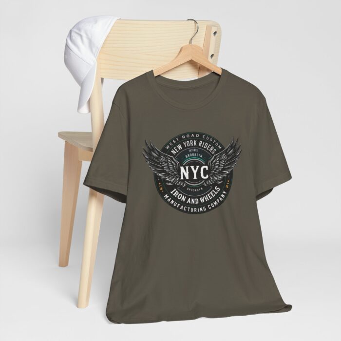 NYC Wings Graphic Unisex Tee, Vintage Style Shirt, Gift for NYC Lovers, Casual Streetwear, Travel Souvenir, Comfortable Tee - Image 15