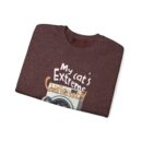 My cat's extreme curiosity Unisex Heavy Blend™ Crewneck Sweatshirt