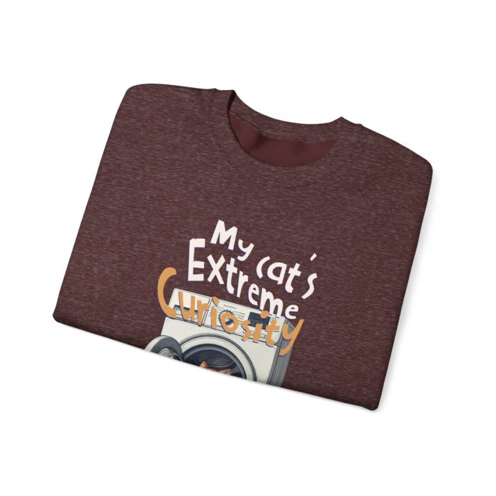 My cat's extreme curiosity Unisex Heavy Blend™ Crewneck Sweatshirt - Image 31
