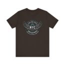 NYC Wings Graphic Unisex Tee, Vintage Style Shirt, Gift for NYC Lovers, Casual Streetwear, Travel Souvenir, Comfortable Tee
