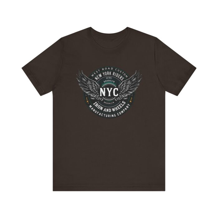 NYC Wings Graphic Unisex Tee, Vintage Style Shirt, Gift for NYC Lovers, Casual Streetwear, Travel Souvenir, Comfortable Tee - Image 6