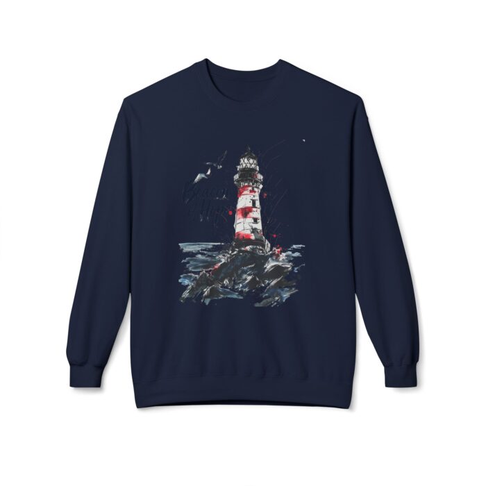 Beacon of Hope Unisex Midweight Softstyle Fleece Crewneck Sweatshirt - Image 49