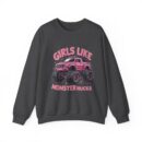 Girls like monster trucks Unisex Heavy Blend™ Crewneck Sweatshirt