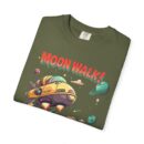 Playful Space-Themed Unisex T-Shirt, Moon Walk Graphic Tee, Astronaut Shirt, Gift for Kids, Sci-Fi Apparel