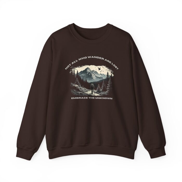 Not All Who Wander Are Lost Unisex Heavy Blend™ Crewneck Sweatshirt - Image 9