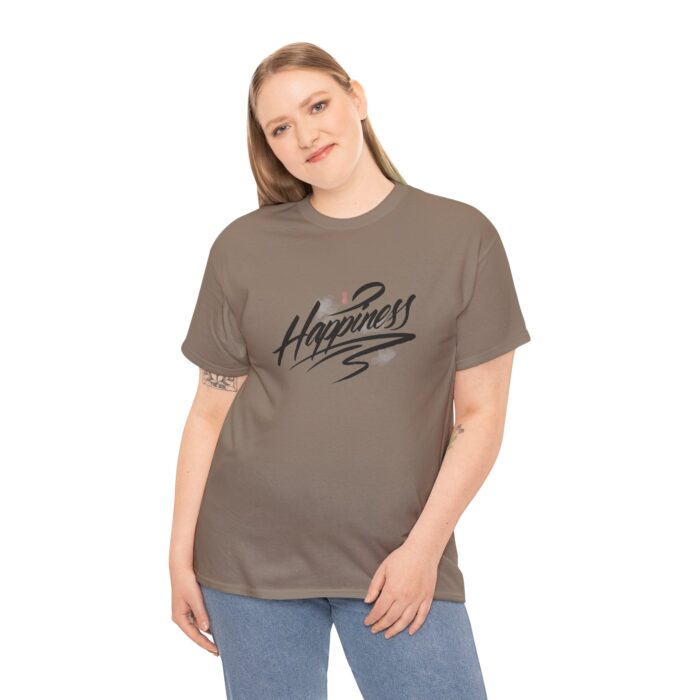 Happiness Unisex Heavy Cotton Tee - Comfortable Daily Wear - Image 35