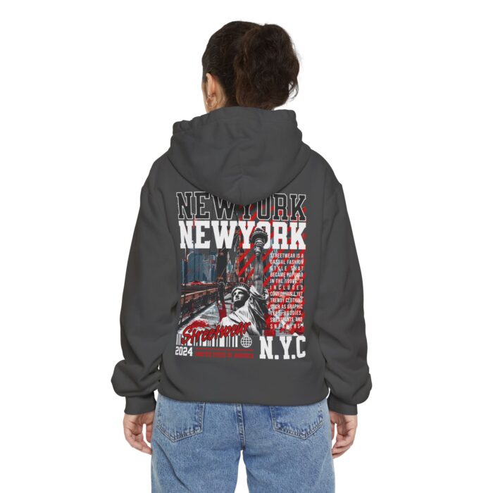 New York Streetwear Unisex Garment-Dyed Hoodie - Image 8