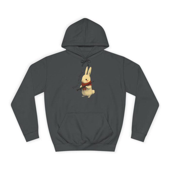 Music is my friend Unisex College Hoodie - Image 37