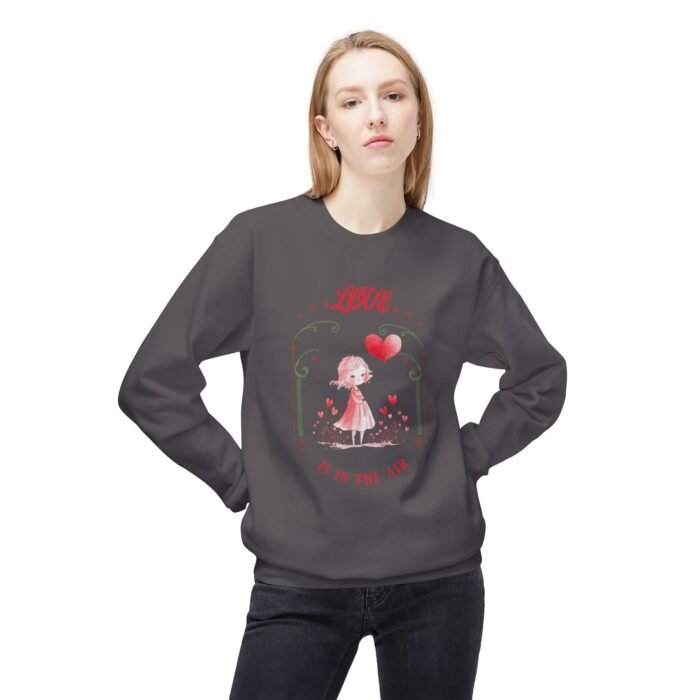 Love is in the air Unisex Midweight Softstyle Fleece Crewneck Sweatshirt - Image 47