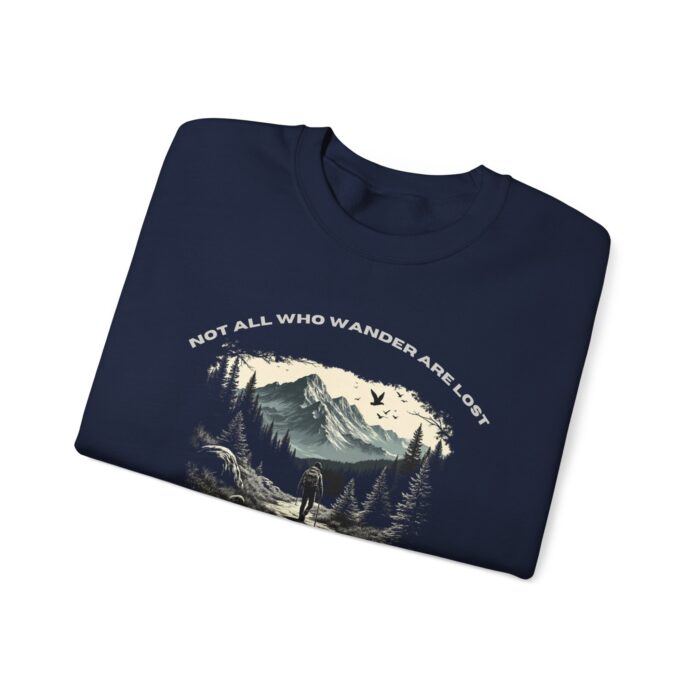 Not All Who Wander Are Lost Unisex Heavy Blend™ Crewneck Sweatshirt - Image 3