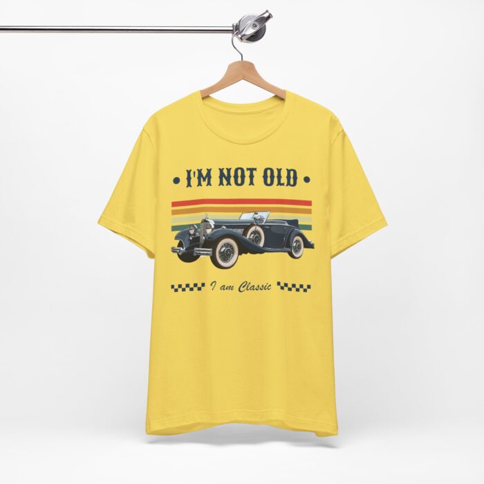 Vintage Car Tee - I'm Not Old, I'm Classic - Perfect for Car Enthusiasts, Retro Style, Gift for Birthdays, Father's Day, Casual Wear, [...] - Image 20