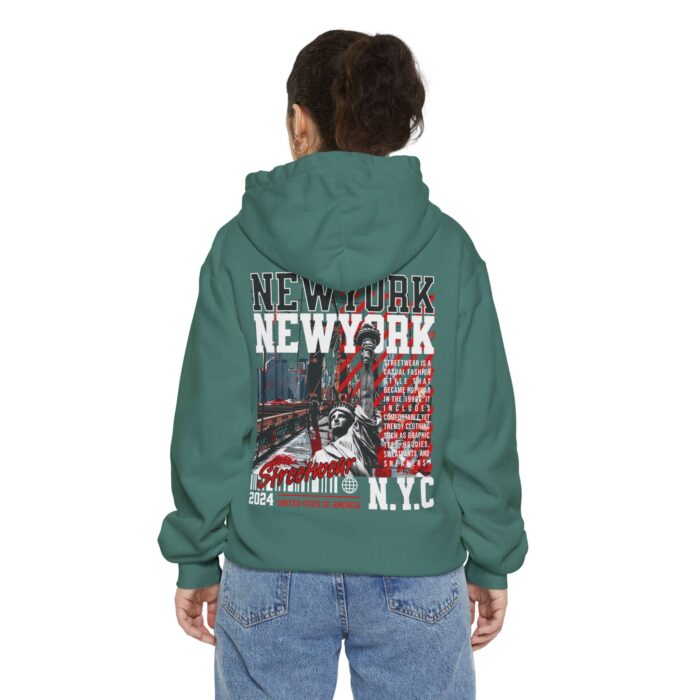 New York Streetwear Unisex Garment-Dyed Hoodie - Image 36