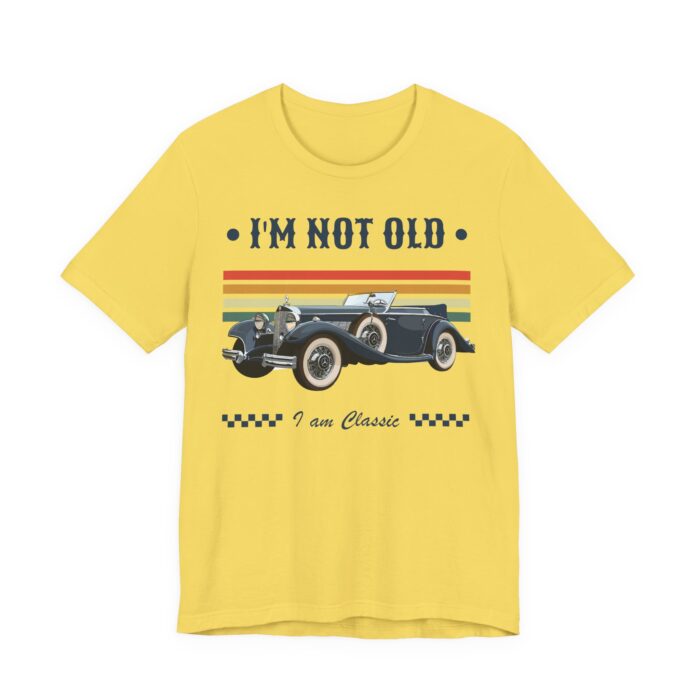 Vintage Car Tee - I'm Not Old, I'm Classic - Perfect for Car Enthusiasts, Retro Style, Gift for Birthdays, Father's Day, Casual Wear, [...] - Image 18