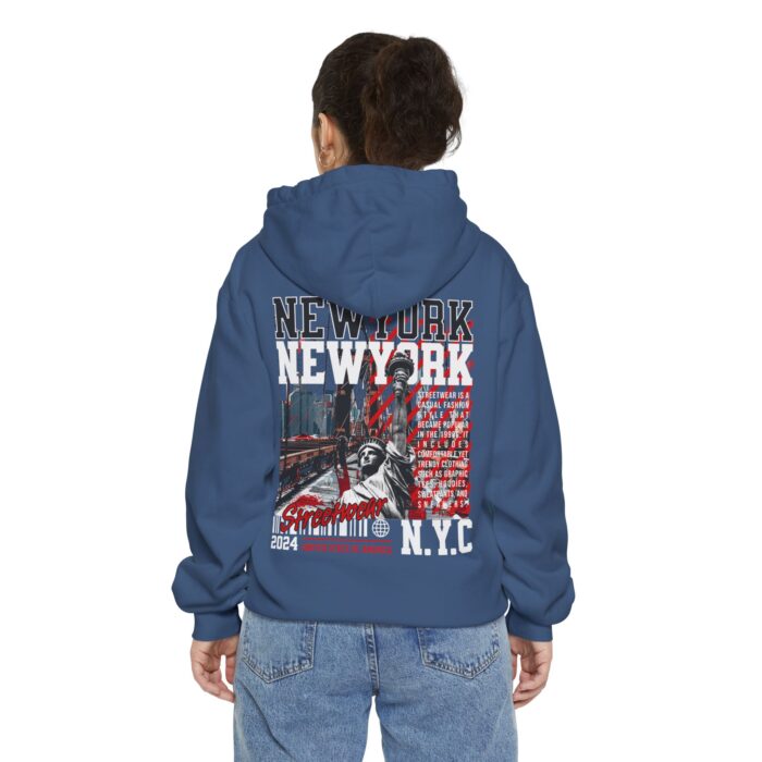 New York Streetwear Unisex Garment-Dyed Hoodie - Image 28