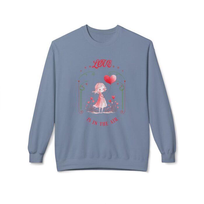 Love is in the air Unisex Midweight Softstyle Fleece Crewneck Sweatshirt - Image 41