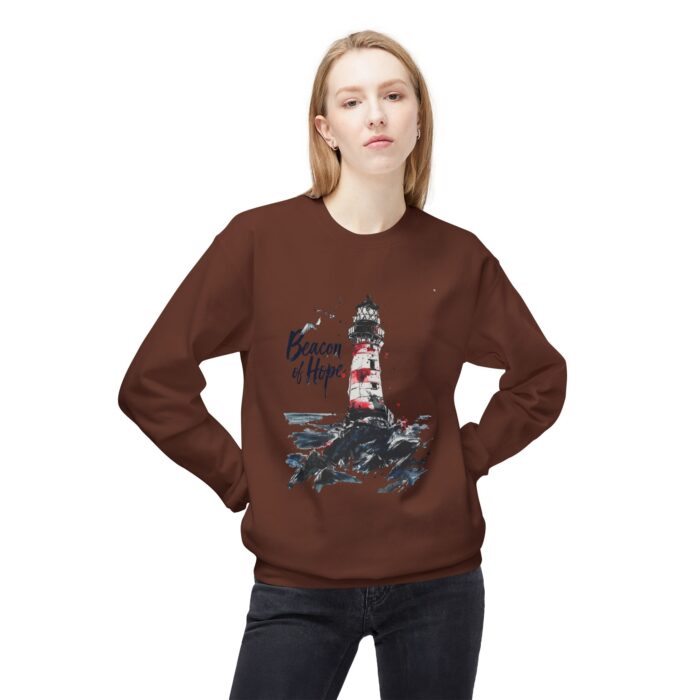 Beacon of Hope Unisex Midweight Softstyle Fleece Crewneck Sweatshirt - Image 11