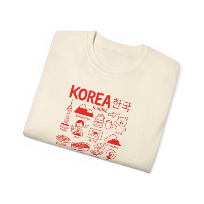 Korea Illustration Unisex Ultra Cotton Tee - Celebrate Culture & Travel - Image 4