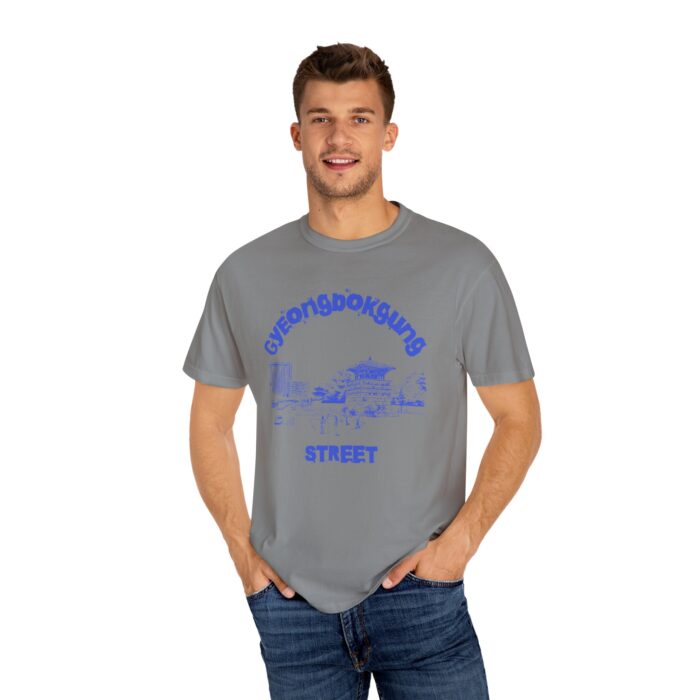 Gyeongbokgung Street Unisex Garment-Dyed T-shirt - Image 20