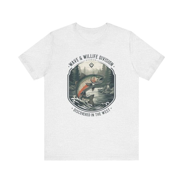 Nature-Inspired Graphic Tee, Perfect for Outdoor Enthusiasts and Casual Wear, Gift for Fishermen, Wilderness Adventure Shirt, [...] - Image 9