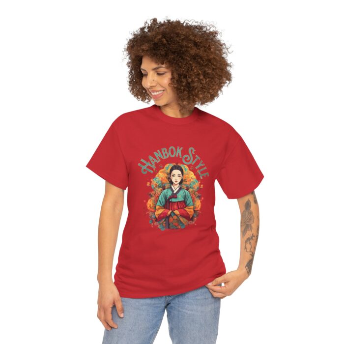 Hanbok Style Unisex Heavy Cotton Tee - Image 18