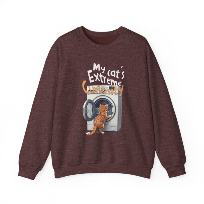 My cat's extreme curiosity Unisex Heavy Blend™ Crewneck Sweatshirt - Image 29