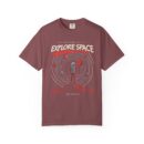 Explore Space Unisex Garment-Dyed T-Shirt | Adventure & Travel Theme