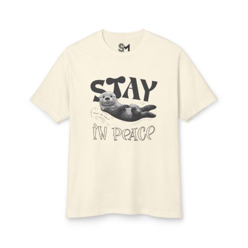 Stay in Peace Graphic Tee, Unisex Cotton T-Shirt, Casual Apparel, Gift for Friends, Relaxed Vibe Clothing