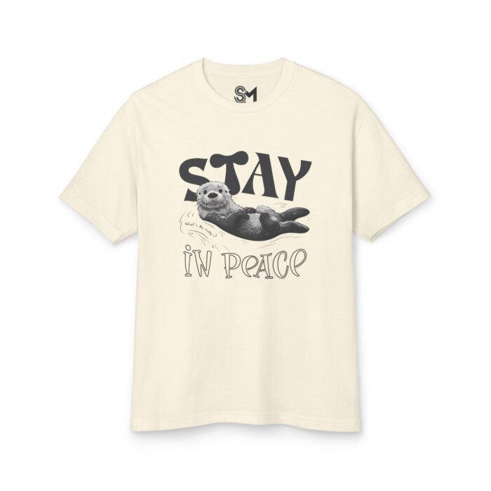 Stay in Peace Graphic Tee, Unisex Cotton T-Shirt, Casual Apparel, Gift for Friends, Relaxed Vibe Clothing