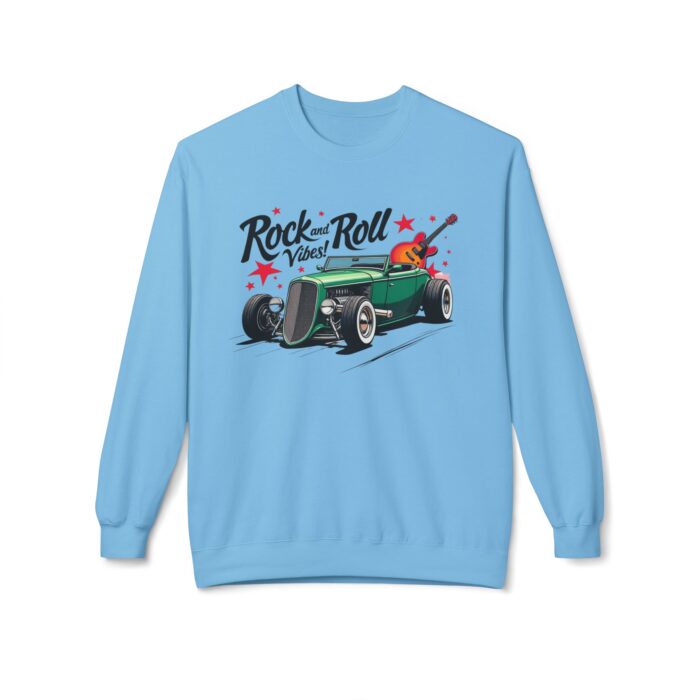 Rock & Roll Vibes Unisex Midweight Softstyle Fleece Crewneck Sweatshirt - Image 49