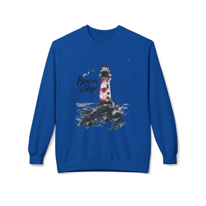 Beacon of Hope Unisex Midweight Softstyle Fleece Crewneck Sweatshirt - Image 45