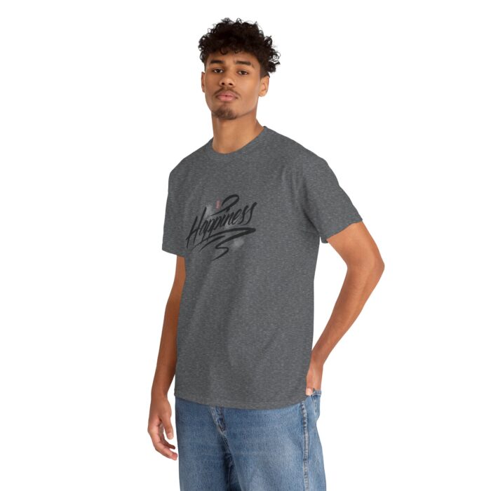 Happiness Unisex Heavy Cotton Tee - Comfortable Daily Wear - Image 12