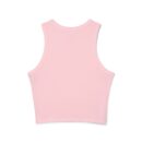 Peaceful Vibes Women's Micro Rib Racer Tank Top, Summer Crop Top, Festival Wear, Yoga Top, Inspirational Tee