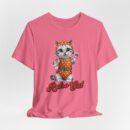 Retro Cat Unisex Tee, Fun Cat Shirt, Summer Vibes T-Shirt, Gift for Cat Lovers, Cute Animal Apparel