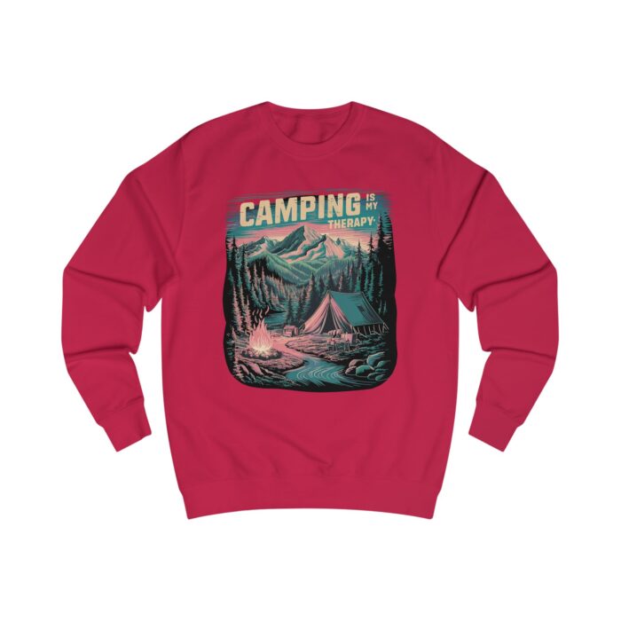 Camping is my therapy Unisex Sweatshirt - Image 37