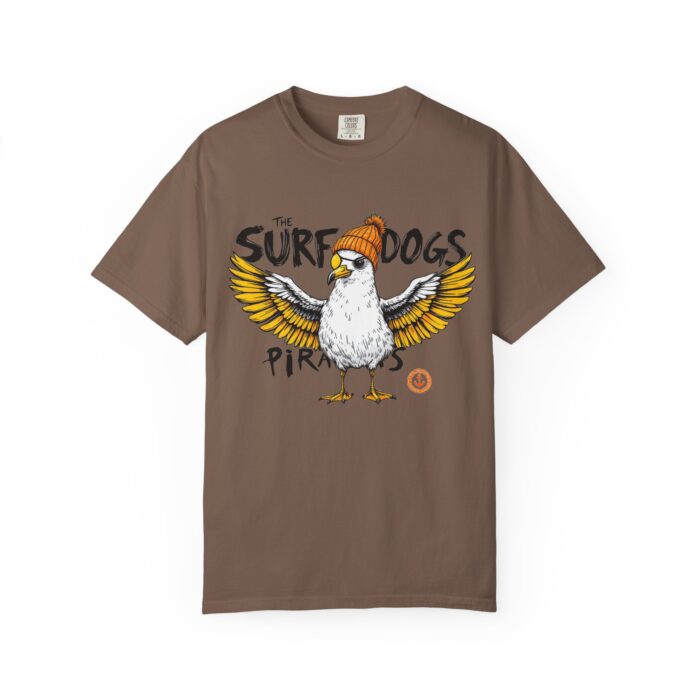 Surf Dogs Graphic T-Shirt for Animal Lovers - Unisex Garment-Dyed Tee - Image 18