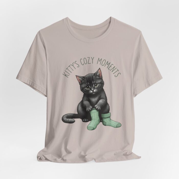 Cute Cat Jersey Tee - Kitty's Cozy Moments, Pet Lover Shirt, Gifts for Cat Owners, Animal Lover Apparel, Fun Cat Lover Tee - Image 50