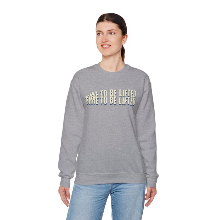 Time to be lifted Unisex Heavy Blend™ Crewneck Sweatshirt - Image 12