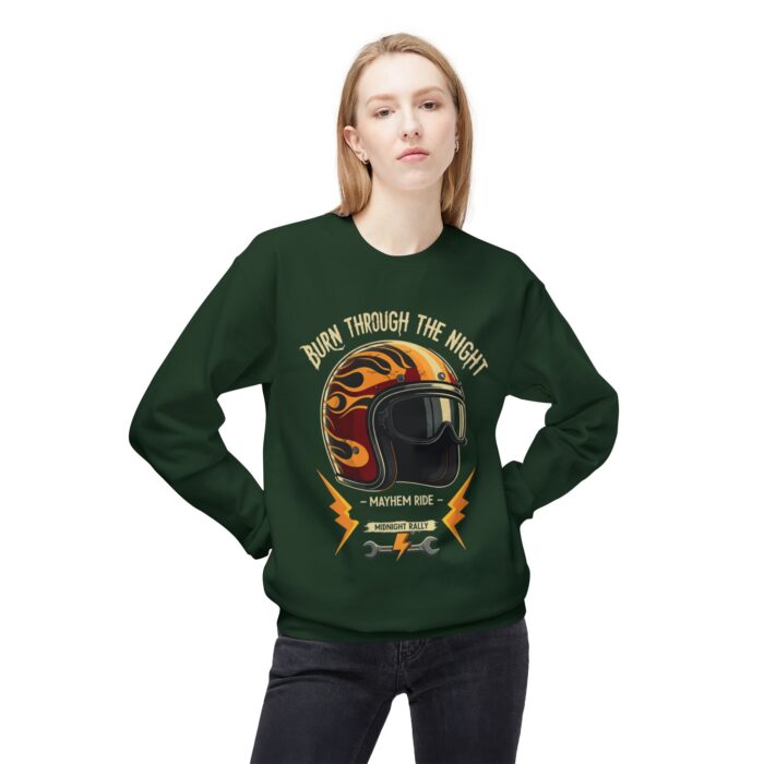 Burn through the night Unisex Midweight Softstyle Fleece Crewneck Sweatshirt - Image 27