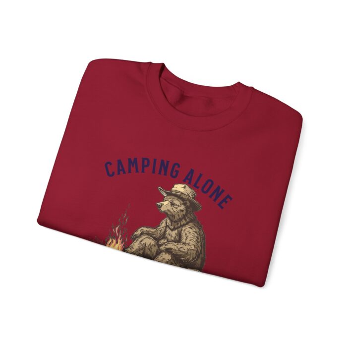 Camping alone Unisex Heavy Blend™ Crewneck Sweatshirt - Image 67