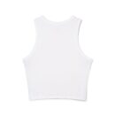 Peaceful Vibes Women's Micro Rib Racer Tank Top, Summer Crop Top, Festival Wear, Yoga Top, Inspirational Tee