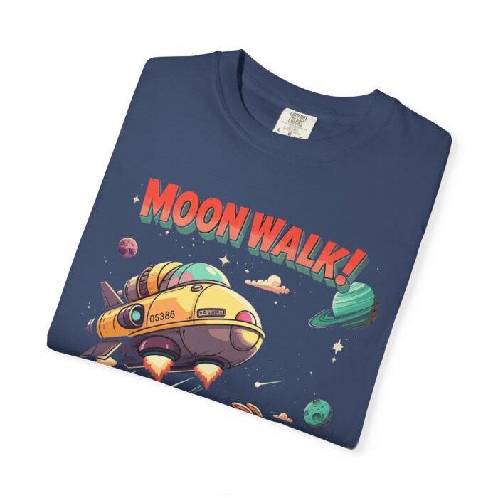 Playful Space-Themed Unisex T-Shirt, Moon Walk Graphic Tee, Astronaut Shirt, Gift for Kids, Sci-Fi Apparel - Image 11