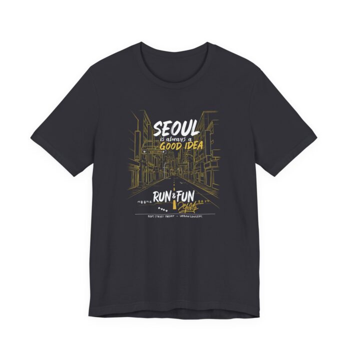 Seoul Inspired Graphic Tee - Unisex Casual Wear for Travelers and Urban Fashion - Image 3
